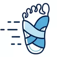 icono estudio de la pisada